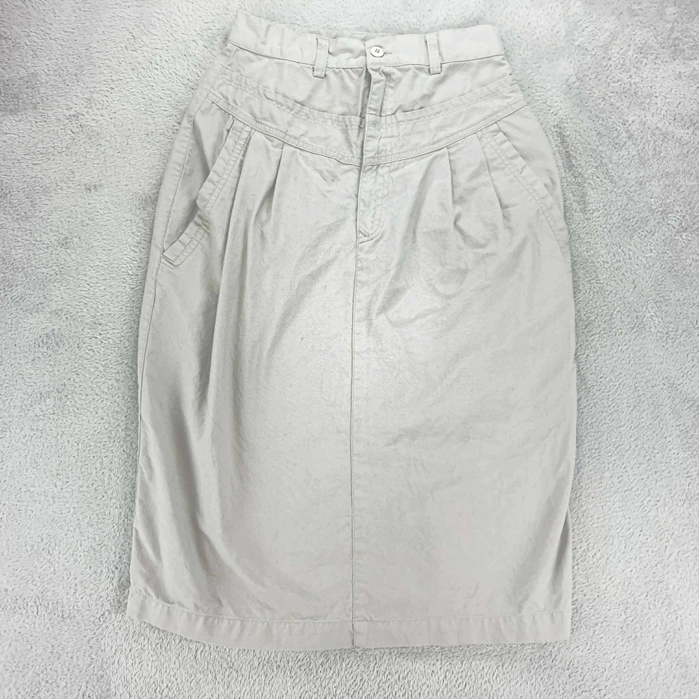 New Avenue‎ Vintage High Waist Pencil Skirt Neutral Career Wear Size 8